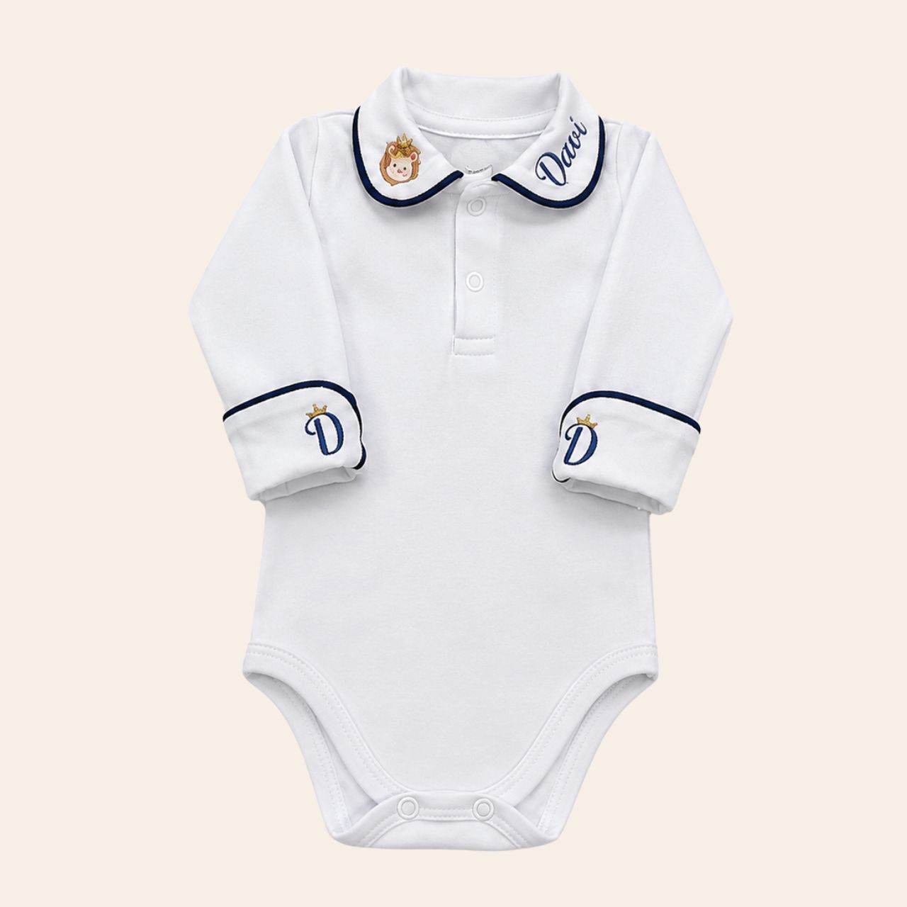 Body Polo Gola e Punhos Redondos