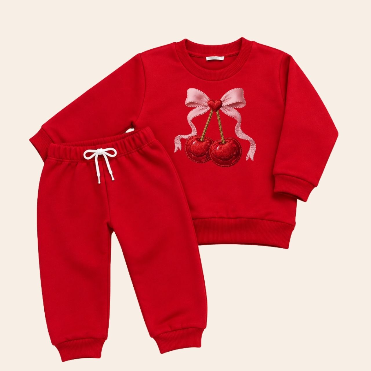 Conjunto de Moletom Gola Redonda