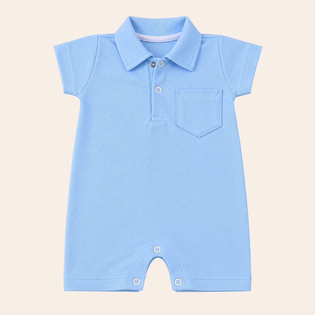 Macacão de Verão Gola Polo